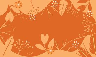 Autumn landscape Season background .Flat vector illustration.