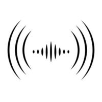 Art sound radio wave icon vector wifi sound signal connection for graphic design, logo, website, social media, mobile app, UI illustration