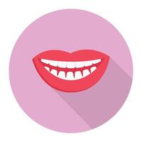 mouth vector illustration on a background.Premium quality symbols.vector icons for concept and graphic design.