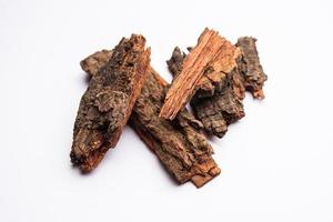 Babul Chaal or Acacia Bark also known as Vachellia,Nilotica bark,Kikar Chaal, Gum Arabic Tree Bark photo