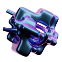 forme abstraite 3d png