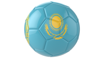 3d realistic soccer ball with the flag of Equatorial Guinea on it isolated on transparent PNG background