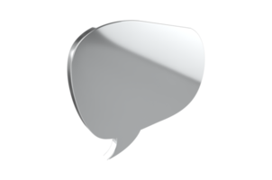 Realistic 3d Speech Bubble. PNG Transparent Background. Design Template, Banner, Web. Announcement, Attention Concept Marketing time concept