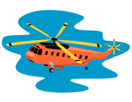 Hubschrauber-Chopper Retro png