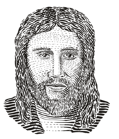 vue de face de jésus christ png