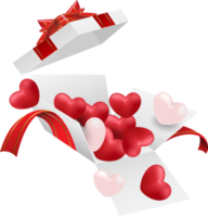 caja de regalo de amor sorpresa png