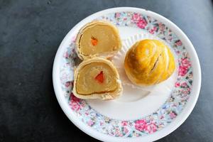 Chinese pastry or moon cake photo