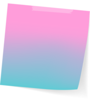 Blank Sticky Note Reminder Paper png