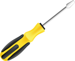 Yellow Screwdriver Illustration png