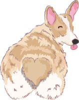 mignon, chien, chiot, dessin animé png