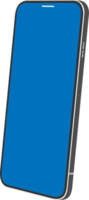 maqueta de teléfono inteligente de teléfono móvil realista png