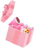 Surprise Love Gift Box png