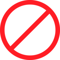 proibito fermare cartello png