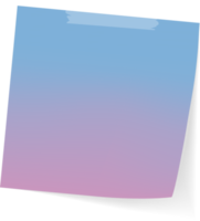 Blank Sticky Note Reminder Paper png