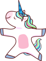 simpatico cartone animato unicorno png