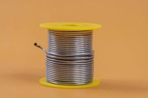 tin solder roller used in electronics photo