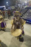 Rio, Brazil april 22, 2022, Samba School Tuiuti  in the Rio Carnival, held at the Marques de Sapucai Sambadrome photo