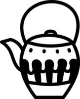 Electric kettle, illustration, vector on a white background.