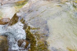 waterfal beauty nature and rock stone in south Thailand photo