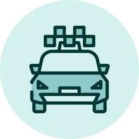 Taxi service, illustration, vector on a white background.