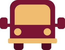 School bus, illustration, vector on a white background.