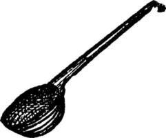 Ladle, vintage illustration. vector