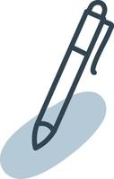 Office pen, illustration, vector, on a white background. vector