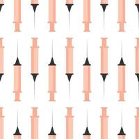 Syringe pattern, illustration, vector on white background