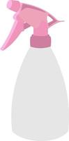 Spray bottle, illustration, vector on white background.