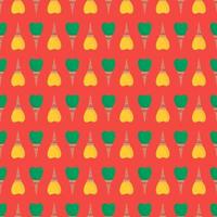 Teeth pattern, illustration, vector on white background