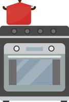 Gas stove ,illustration,vector on white background vector