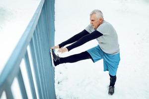 Senior Winter Stretching photo