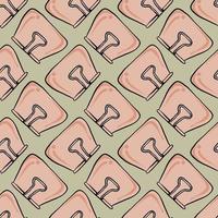 Clamps pattern , illustration, vector on white background