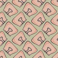 Clamps pattern , illustration, vector on white background