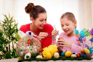 Painting Easter Eggs photo