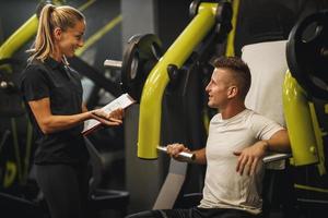 nunca se salta una sesión de gimnasio foto