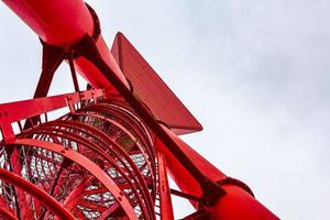 Red tower watchtower lighthouse architecture in Bremerhaven Germany. photo