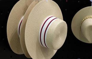 A women's hat is sold in a shop in Israel. photo