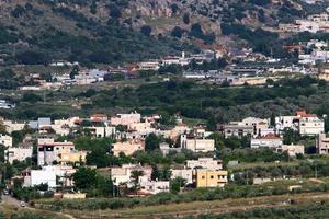 Landscape in a small town in northern Israel. photo