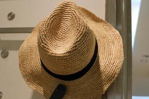 A women's hat is sold in a shop in Israel. photo