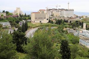 Landscape in a small town in northern Israel. photo