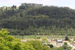 Landscape in a small town in northern Israel. photo