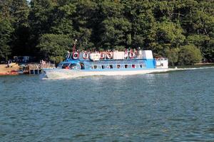 Windermere in the UK in 2022. A view of Boats on Lake Windermere photo