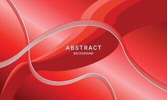 Red white color abstract background for social media design vector. vector