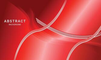 Red white color abstract background for social media design vector. vector