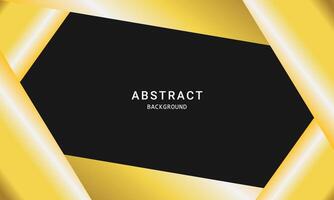 Black golden background for social media design vector