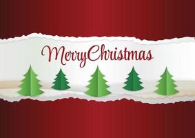 christmas banner vector design christmas elements on red background