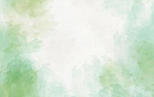 Soft Green Watercolor Background photo