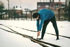 Winter Stretching view photo