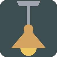 Ceiling light, illustration, vector on a white background.